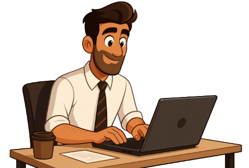 The CCC character laptop transparante achtergrond