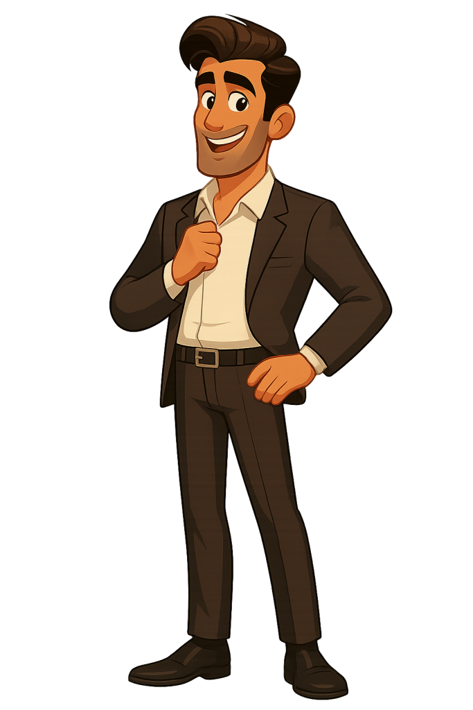 The CCC character staand